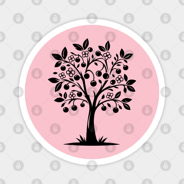 Cherry Tree Magnet by KayBee Gift Shop